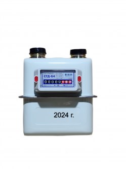 Счетчик газа СГД-G4ТК с термокорректором (вход газа левый, 110мм, резьба 1 1/4") г. Орёл 2024 год выпуска Бор